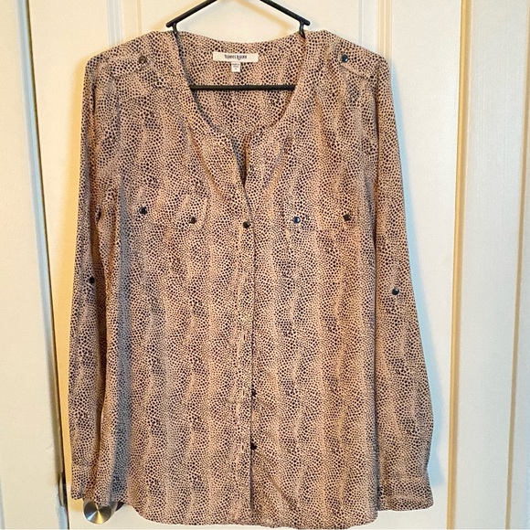 Daniel Rainn leopard print blouse, size M. NWOT. - Picture 1 of 5